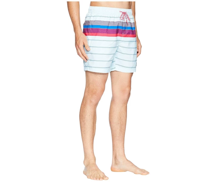 Фото - чоловічі шорти Шорти Original Penguin Engineered Stripe Elastic Blue XXL