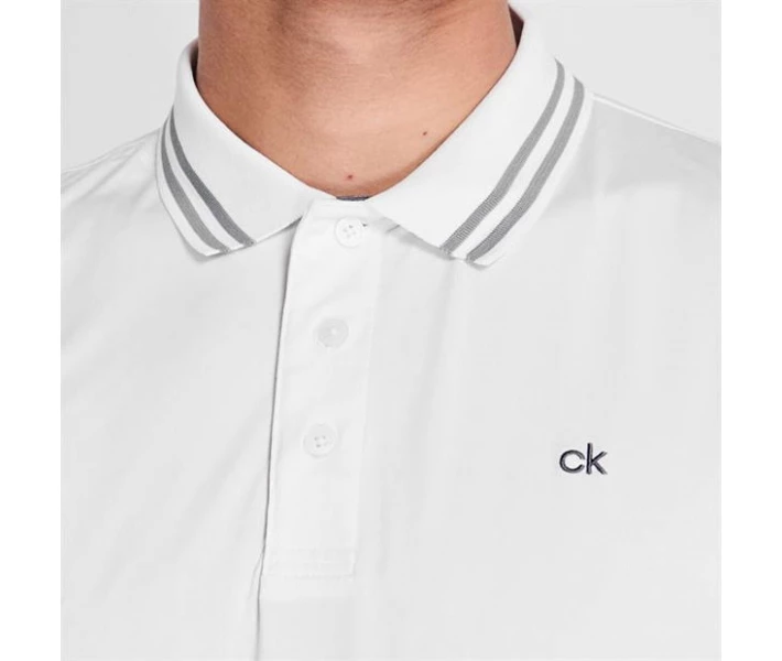 Фото - чоловіче поло Поло Calvin Klein Golf Madison Technical Golf White M