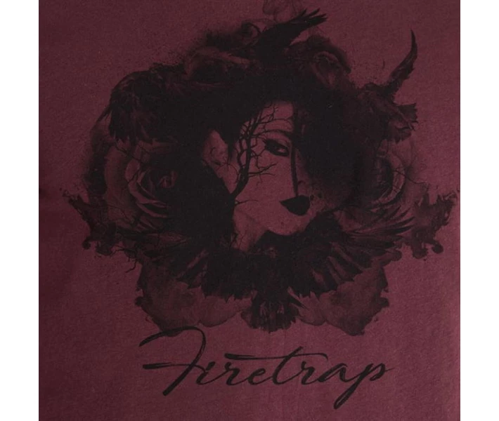 Фото - чоловічу футболку Футболка Firetrap Graphic Lady 2 - Burg L