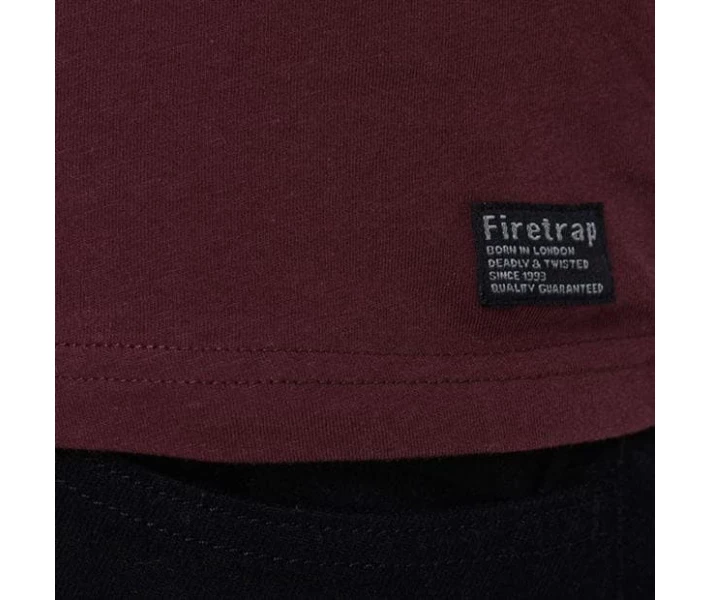 Фото - чоловічу футболку Футболка Firetrap Graphic Lady 2 - Burg L