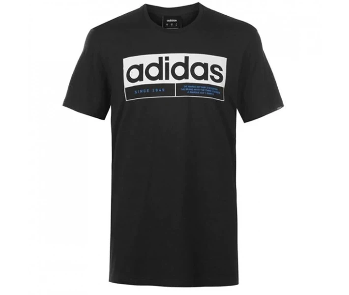 Фото - чоловічу футболку Футболка adidas New Box Linea T-Shirt Blk/Wht/Blue L