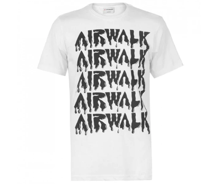 Фото - чоловічу футболку Футболка Airwalk Drip Logo White XL