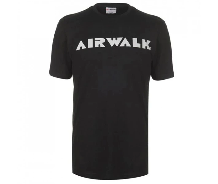 Фото - чоловічу футболку Футболка Airwalk Logo Black XL