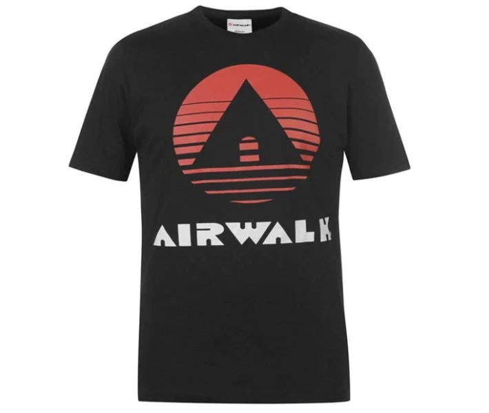Фото - чоловічу футболку Футболка Airwalk Classic Print Black M