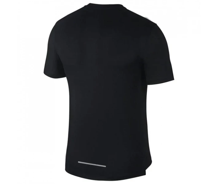 Фото - чоловічу футболку Футболка Nike Miler Sleeve Black/Silver L