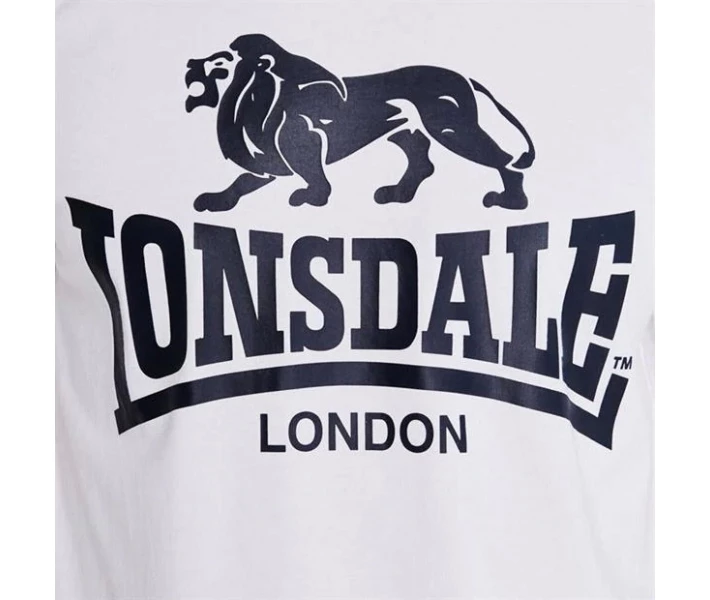 Фото - чоловічу футболку Футболка Lonsdale Large Logo White L