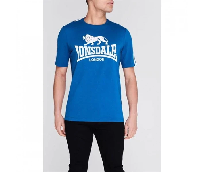 Фото - чоловічу футболку Футболка Lonsdale Large Logo Blue M