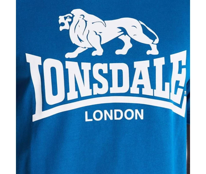 Фото - чоловічу футболку Футболка Lonsdale Large Logo Blue M