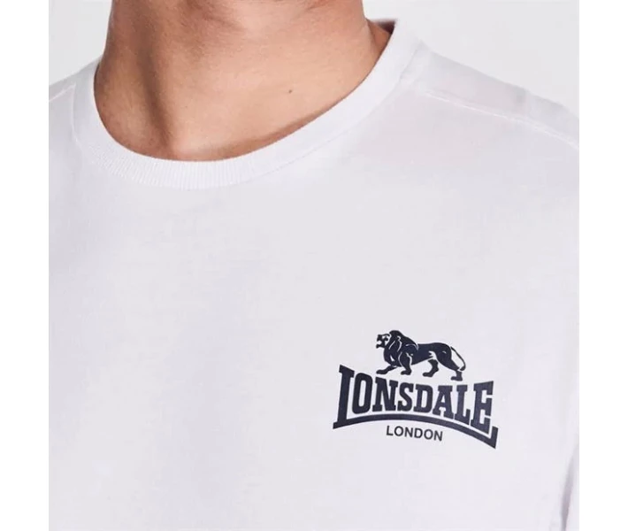 Фото - чоловічу футболку Футболка Lonsdale Small Logo White M