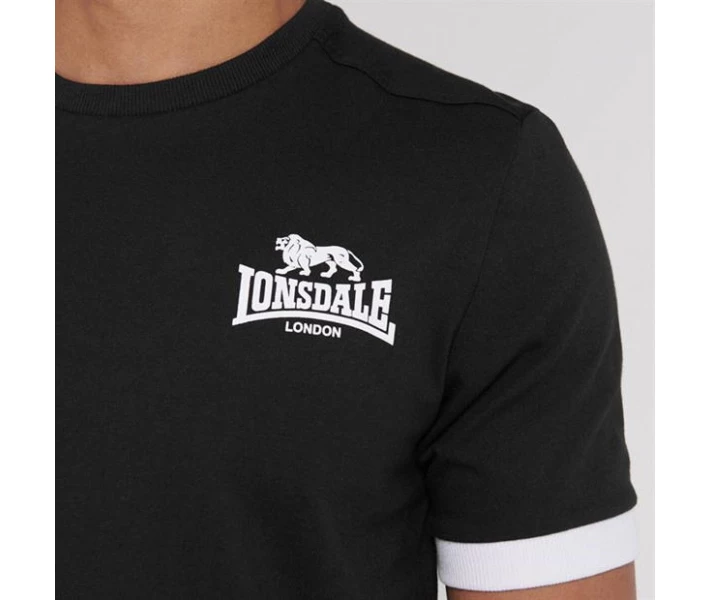 Фото - чоловічу футболку Футболка Lonsdale Small Logo Black XXL