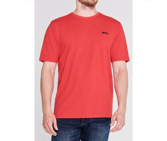 Фото - чоловічу футболку Футболка Slazenger Plain Red XS