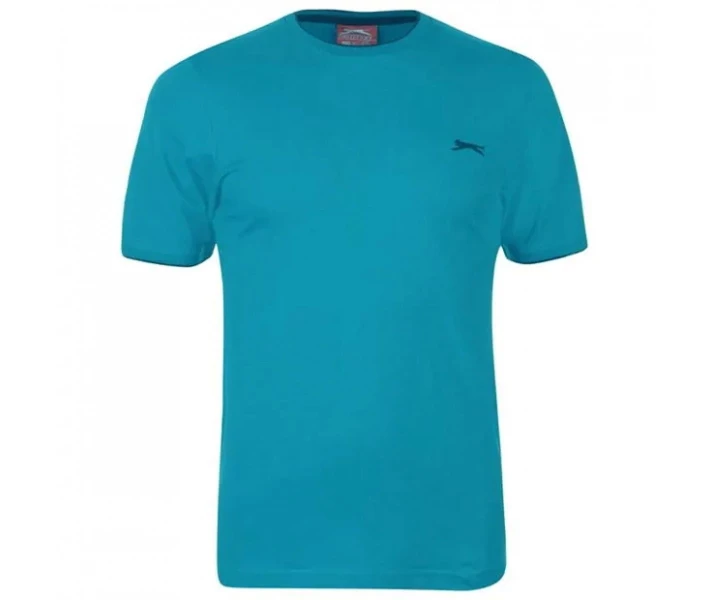 Фото - чоловічу футболку Футболка Slazenger Tipped Teal Blue 4XL