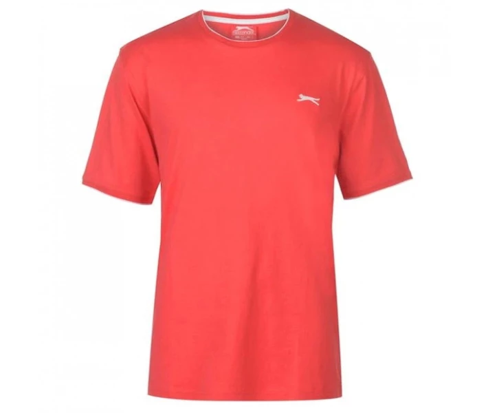 Фото - чоловічу футболку Футболка Slazenger Tipped Red 4XL