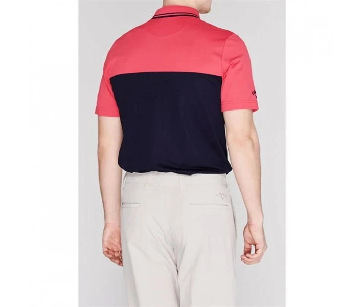 Фото - чоловіче поло Поло Callaway Golf Raspberry S