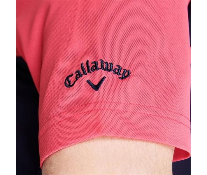Фото - чоловіче поло Поло Callaway Golf Raspberry S