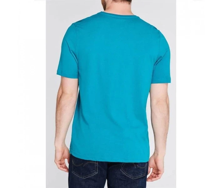 Фото - чоловічу футболку Футболка Slazenger Plain Teal Blue L
