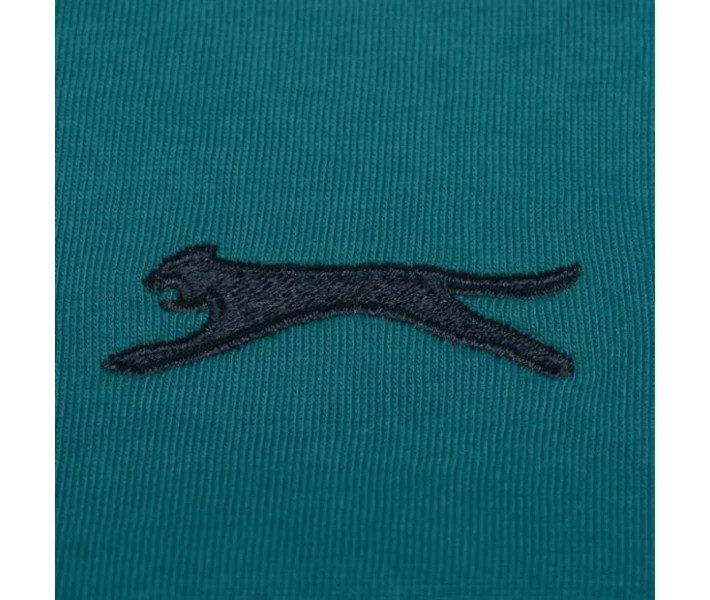 Фото - чоловічу футболку Футболка Slazenger Plain Teal Blue L