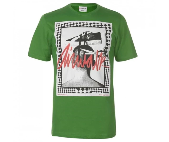 Фото - чоловічу футболку Футболка Airwalk Graphic Green XL