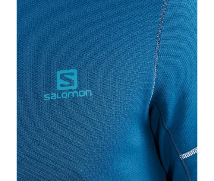 Фото - чоловічу толстовку Футболка Salomon AGILE HZ MID L