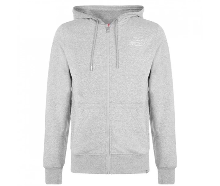 Фото - чоловіче худі Худі New Balance Full Zip Sn99 Grey L