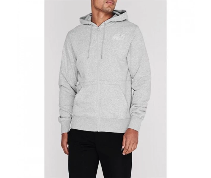 Фото - чоловіче худі Худі New Balance Full Zip Sn99 Grey L