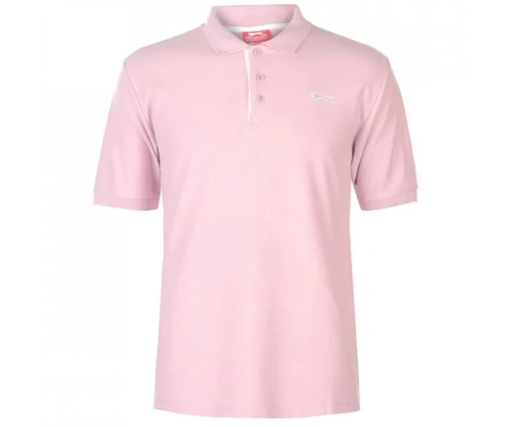 Фото - чоловіче поло Поло Slazenger Plain Light Pink M