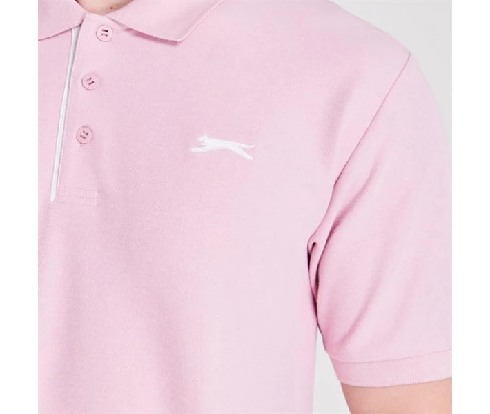 Фото - чоловіче поло Поло Slazenger Plain Light Pink M