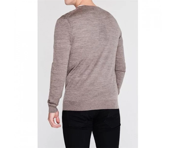 Фото - чоловічий джемпер Джемпер Howick Merino V Neck Oatmeal XXL