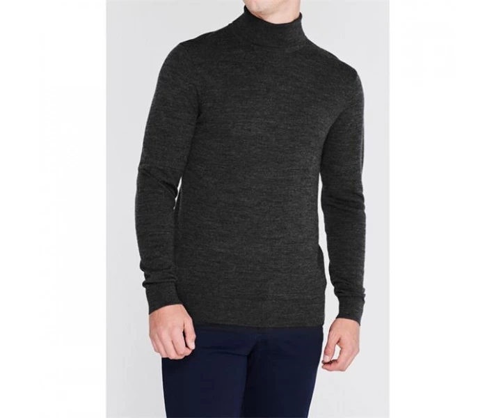 Фото - чоловічий джемпер Джемпер Howick Merino Roll Neck Charcoal S