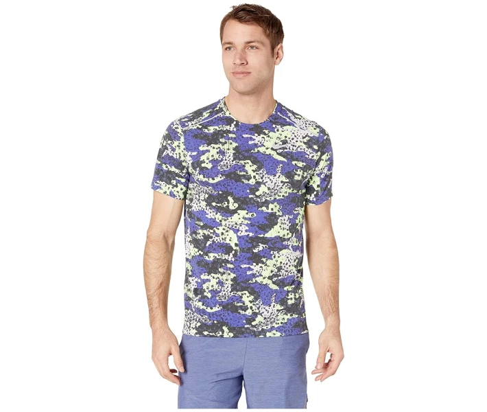 Фото - чоловічу футболку Футболка Nike Breath Rise 365 Top Short Sleeve NV RB Gray XL