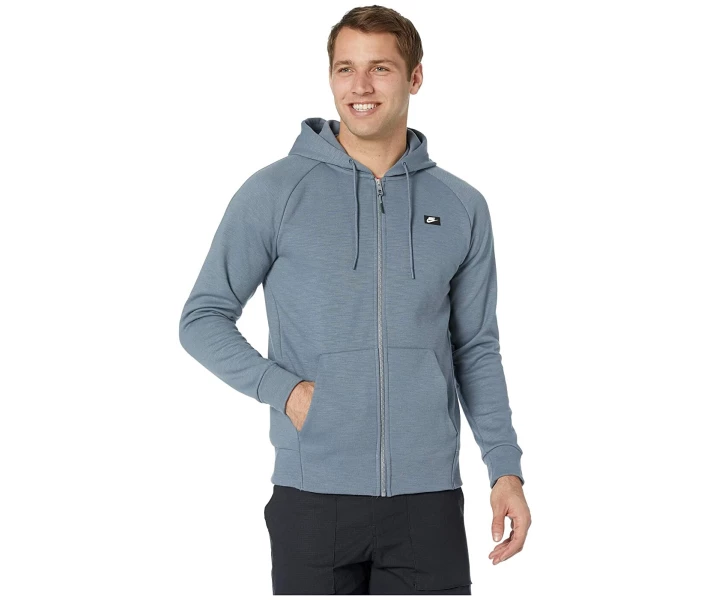 Фото - чоловічу толстовку Футболка Nike NSW Optic Hoodie Full Zip Blue L