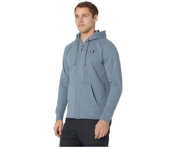 Фото - чоловічу толстовку Футболка Nike NSW Optic Hoodie Full Zip Blue L
