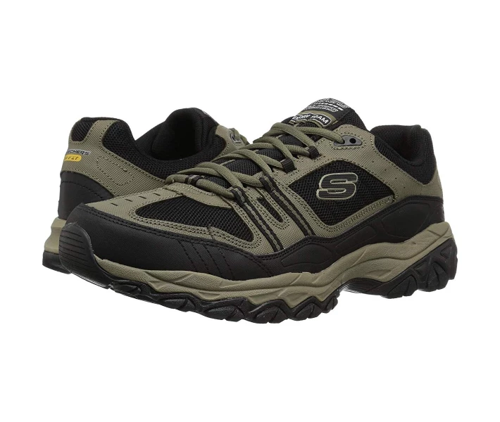 Фото - чоловічий кросівок Кросівки SKECHERS Afterburn M. Fit Strike Off Olive 44