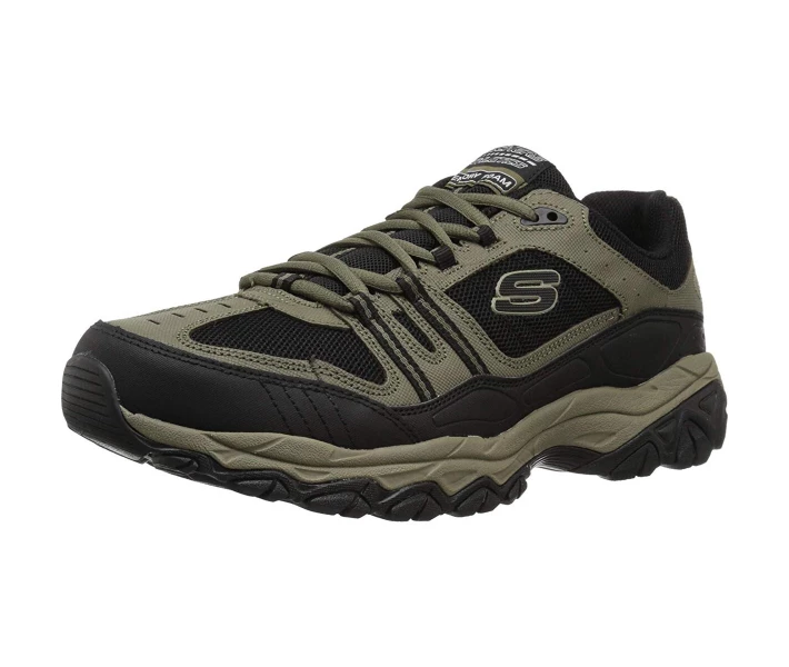 Фото - чоловічий кросівок Кросівки SKECHERS Afterburn M. Fit Strike Off Olive 44