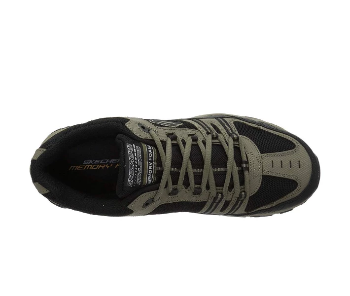 Фото - чоловічий кросівок Кросівки SKECHERS Afterburn M. Fit Strike Off Olive 44
