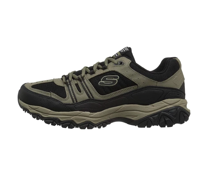 Фото - чоловічий кросівок Кросівки SKECHERS Afterburn M. Fit Strike Off Olive 44