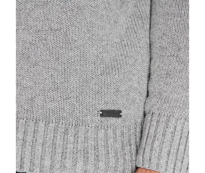 Фото - чоловічий джемпер Джемпер Firetrap Galaxade Knit Grey Marl XL
