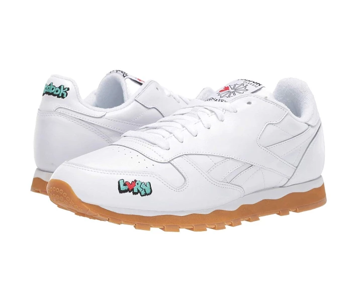Фото - чоловічий кросівок Кросівки Reebok Classic Leather 3AM White/Primal Red/Aviator Blue/Gum 44