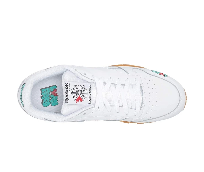Фото - чоловічий кросівок Кросівки Reebok Classic Leather 3AM White/Primal Red/Aviator Blue/Gum 44