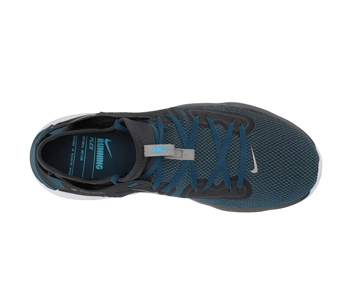 Фото - чоловічий кросівок Кросівки Nike Flex 2019 RN Off-Noir/Metallic Pewter/Blue Force 38.5