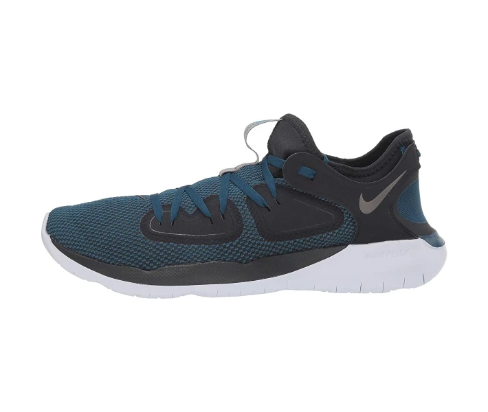 Фото - чоловічий кросівок Кросівки Nike Flex 2019 RN Off-Noir/Metallic Pewter/Blue Force 38.5