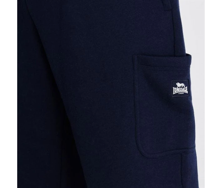 Фото - чоловічі шорти Шорти Lonsdale 2 Stripe Fleece Navy L