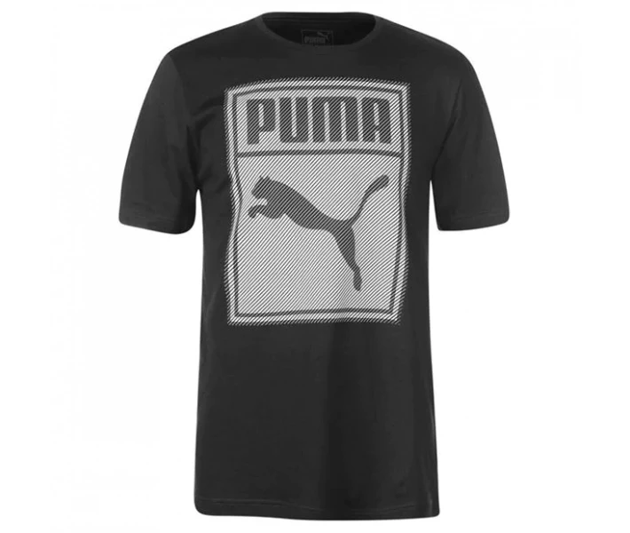 Фото - чоловічу футболку Футболка Puma Box QT Black/Grey XL