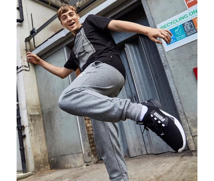 Фото - чоловічу футболку Футболка Puma Box QT Black/Grey XL