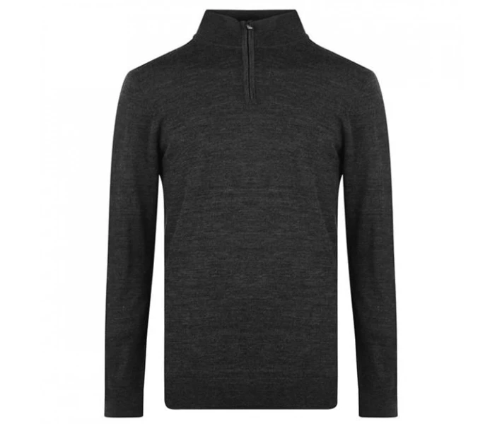 Фото - чоловічий джемпер Джемпер Howick Merino Funnel Neck Charcoal L