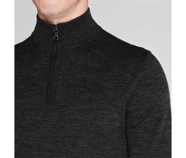 Фото - чоловічий джемпер Джемпер Howick Merino Funnel Neck Charcoal L