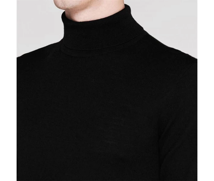 Фото - чоловічий джемпер Джемпер Howick Merino Roll Neck Black XXL