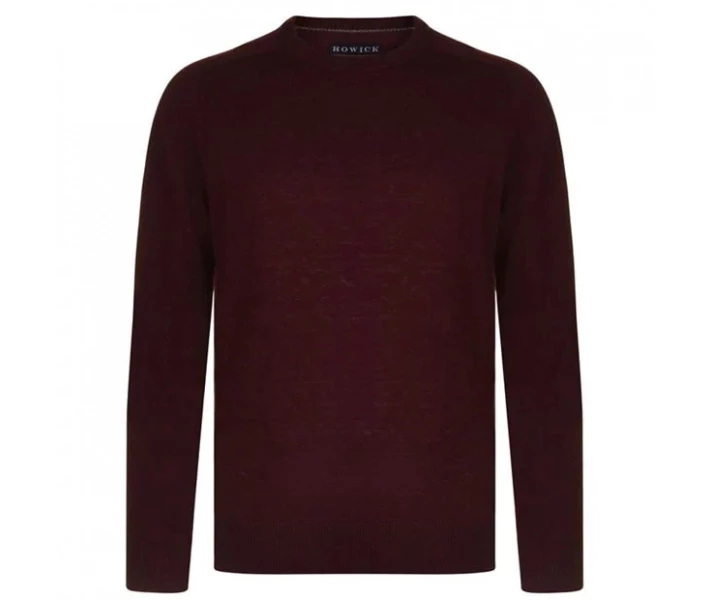 Фото - чоловічий джемпер Джемпер Howick Howick Arlington Burgundy Marl S