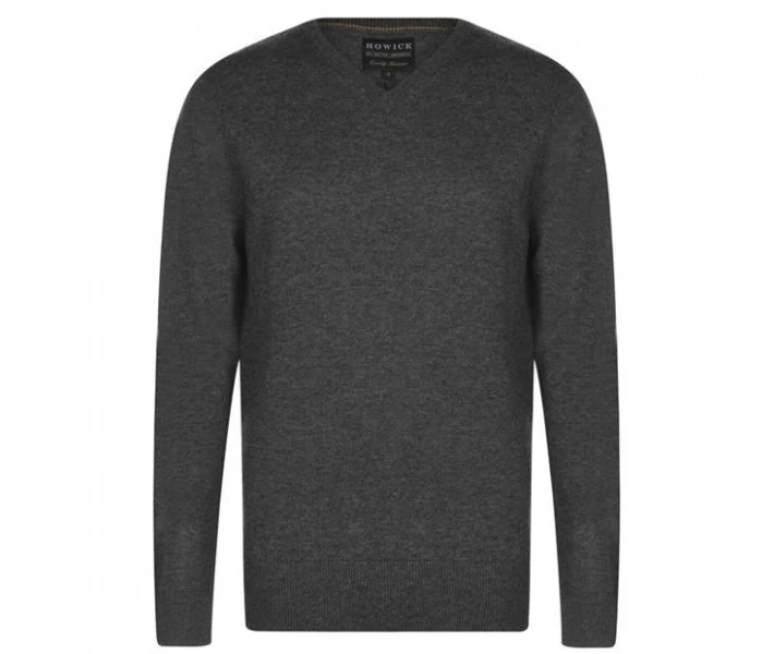 Фото - чоловічий джемпер Джемпер Howick Arlington V Neck Granite S