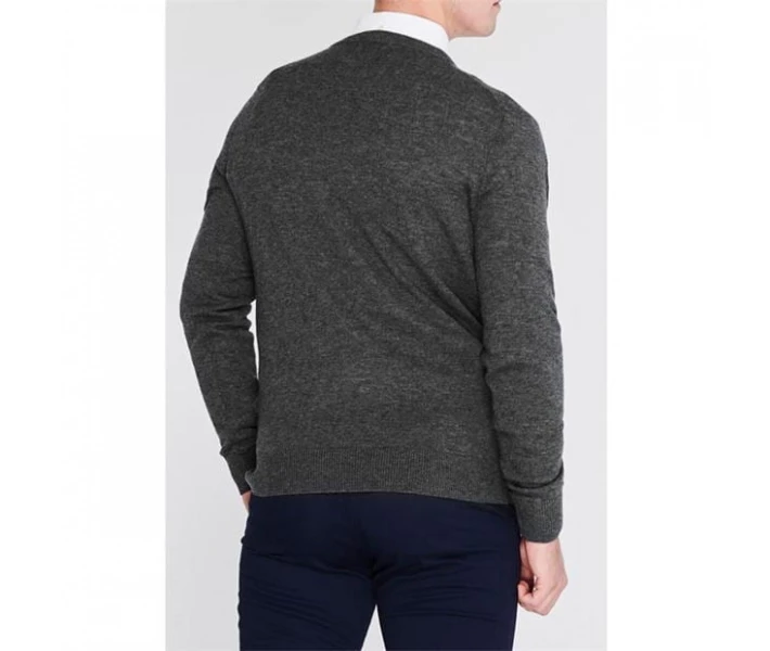 Фото - чоловічий джемпер Джемпер Howick Arlington V Neck Granite S